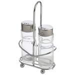 Солонка с декором виде чешуи в комплекте с ложкой, мельхиор (медь-никель), эмали - Изображение 1