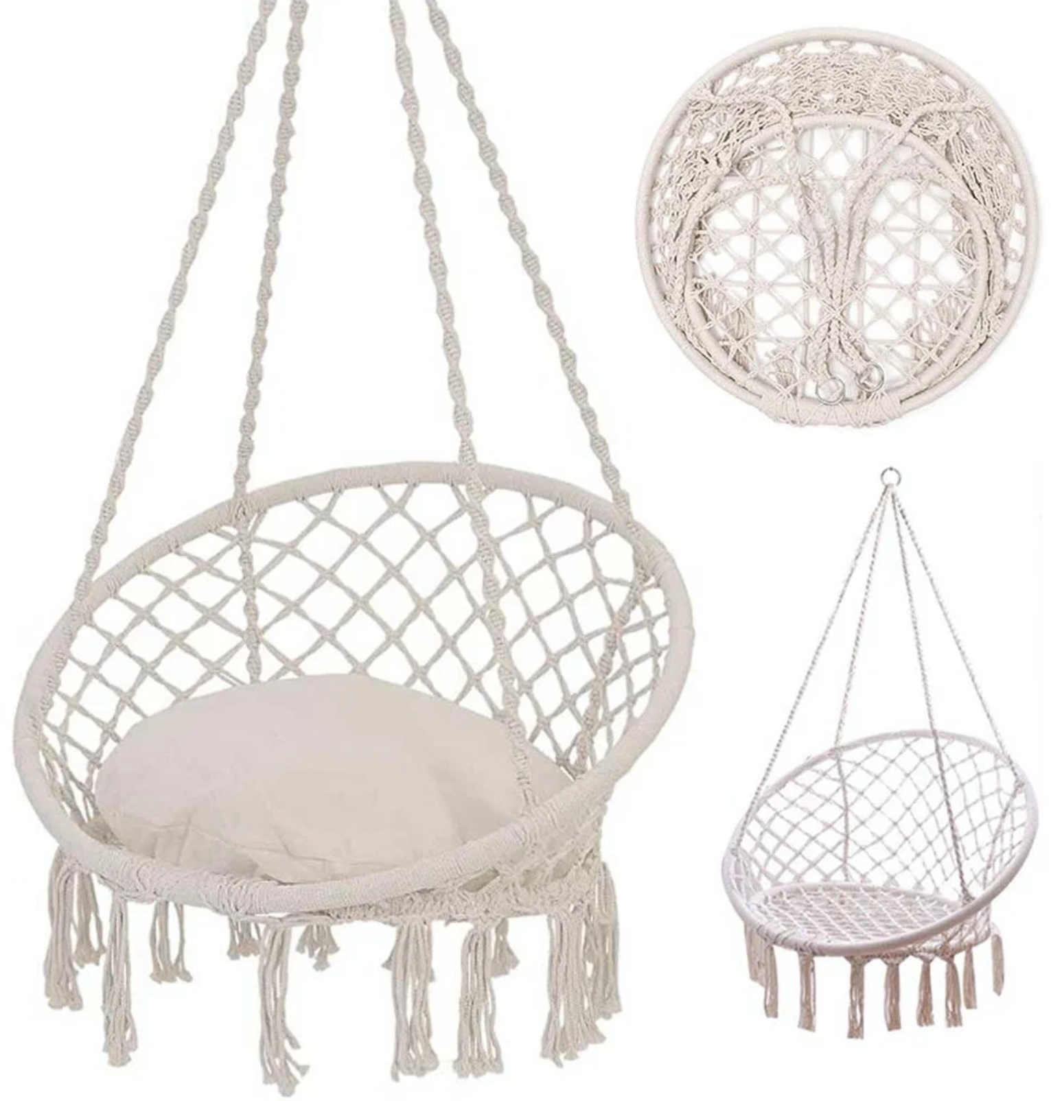 CoolWalk Подвесное кресло-качели плетеное