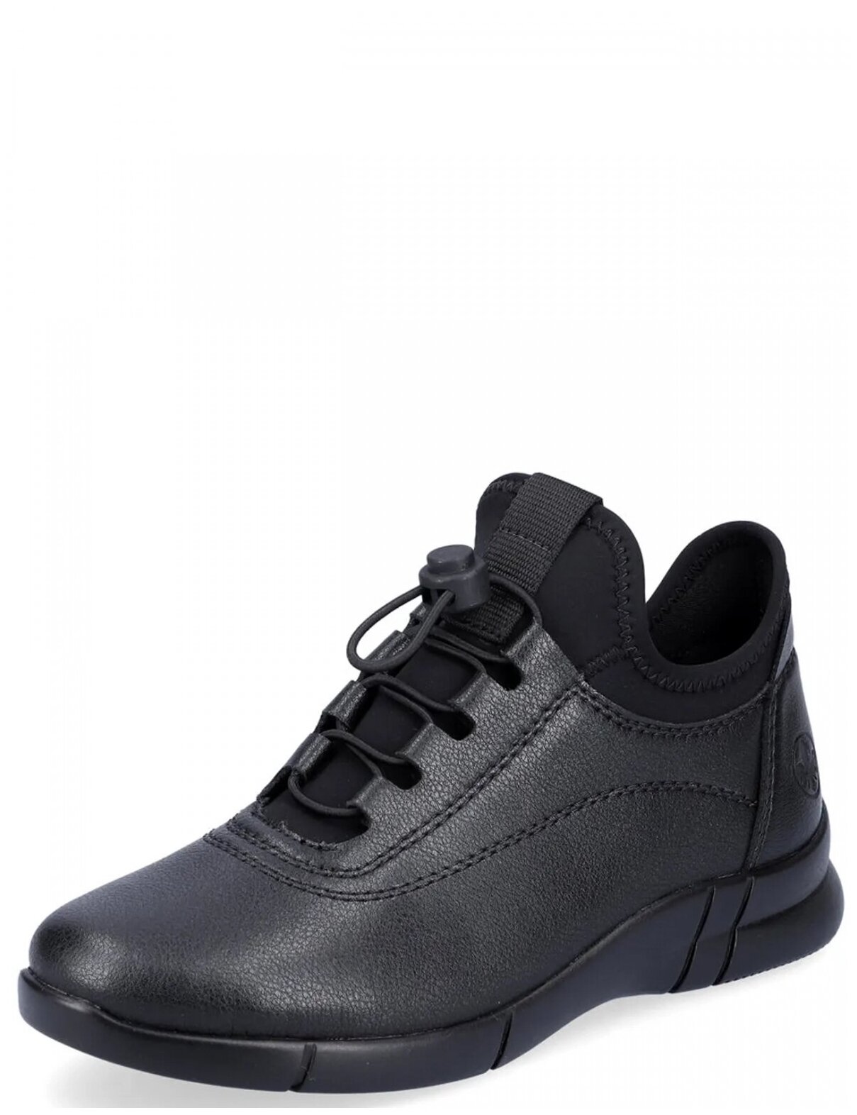 Rieker N2152-00V женские ботинки черный натуральная кожа