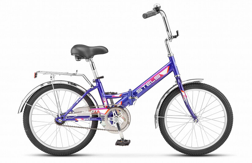 Велосипед складной подростковый с колесами 20" Stels Pilot 310 C рама 13" синий