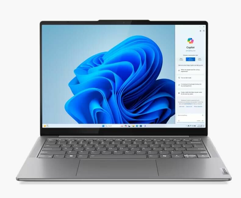 Ноутбук LENOVO Yoga Slim 7 14IMH9 14" 1920x1200/Intel Core Ultra 7-155H/RAM 16Гб/SSD 1Тб/Intel Arc Graphics/ENG|RUS/Windows 11 Home серый 1.39 кг 83CV0047IN