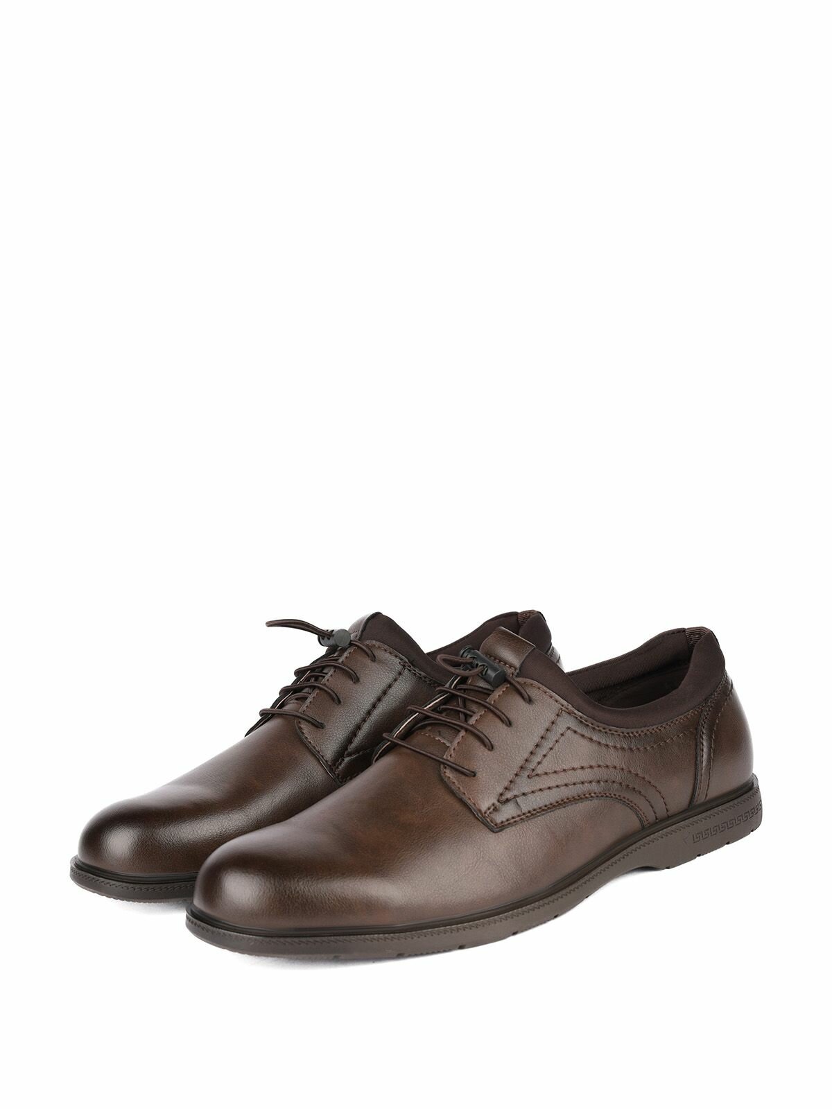 Полуботинки Мужские демисезонные коричневые классические ботинки дерби, INSTREET 116-41MV-019ST