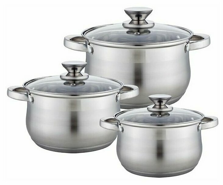 Набор кастрюль Webber BE-616/6 6 пр.