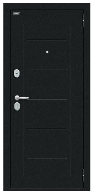 Входные дверь bravo Пик Букле черное/Casablanca BRAVO