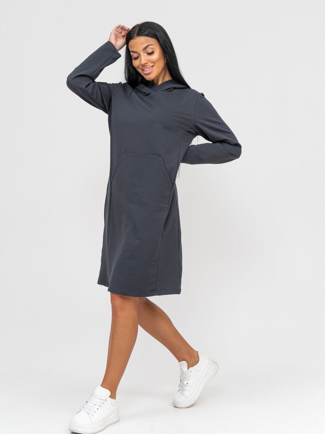 Платье NSD-STYLE П-038 изумрудный 46