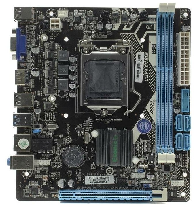 Материнская плата Esonic H81JEL WITH Intel Celeron (G1840)