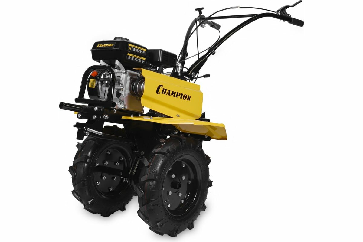 Мотоблок Champion BC8734 (7лс 3F/1R 81см 35см 3,6л 75кг, колеса 4/10" шкив) CHAMPION