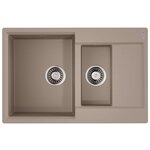 Кухонная мойка Practik PR-M-425-003 (без сифона), светло-серый - Изображение 3