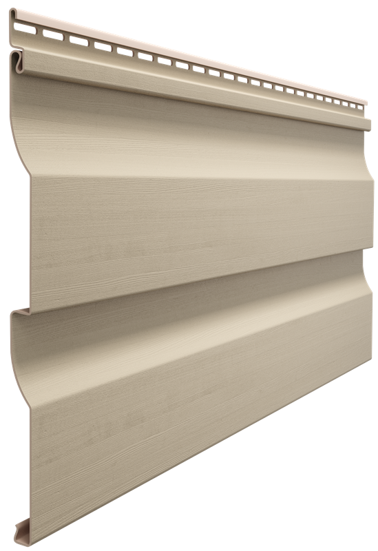 Панель Сайдинг Docke Premium D4,5D Корабельный брус 232 х 3600 мм Крем-брюле