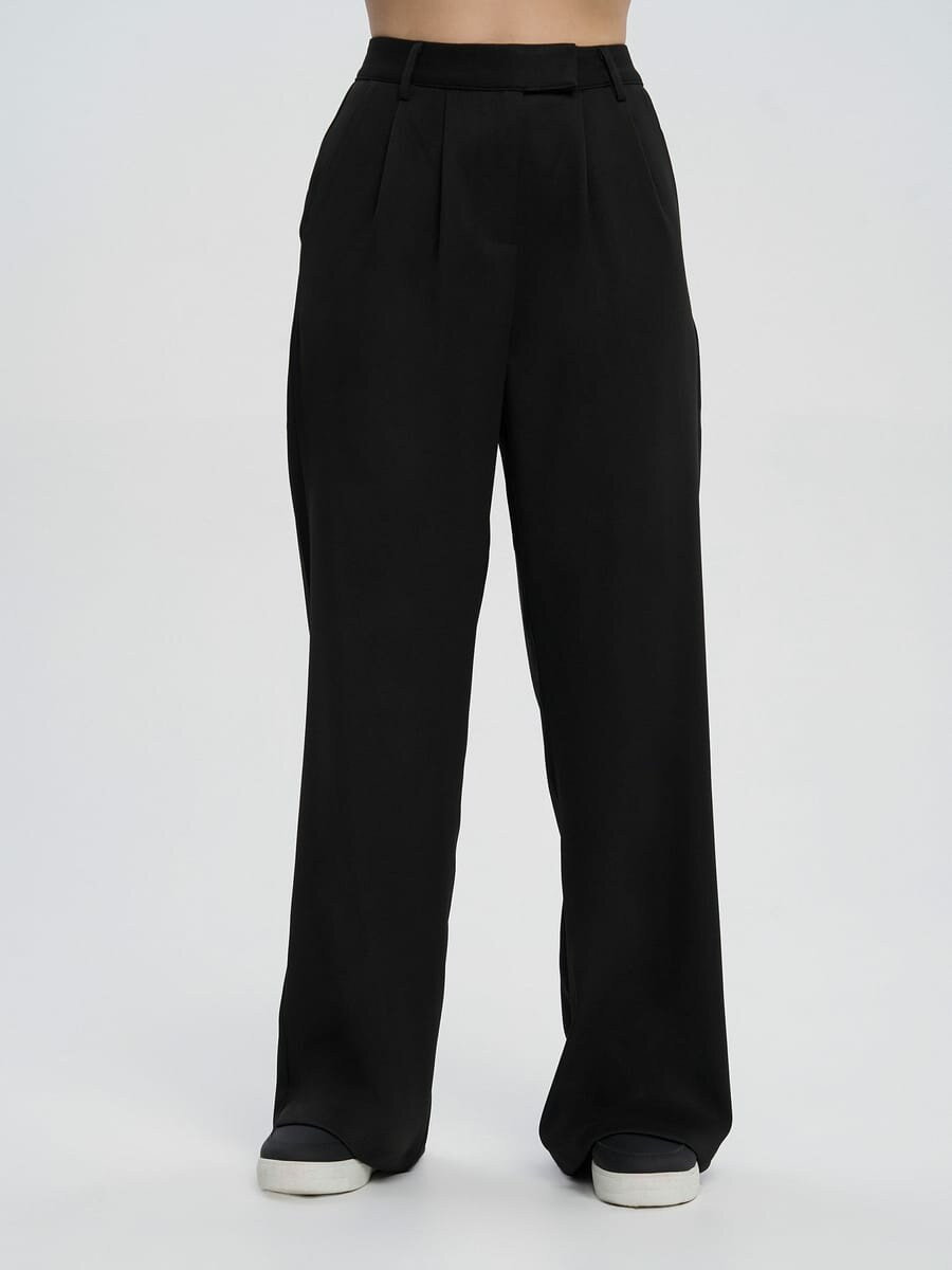 Классические повседневные прямые брюки твое, арт. B2254, черный, L