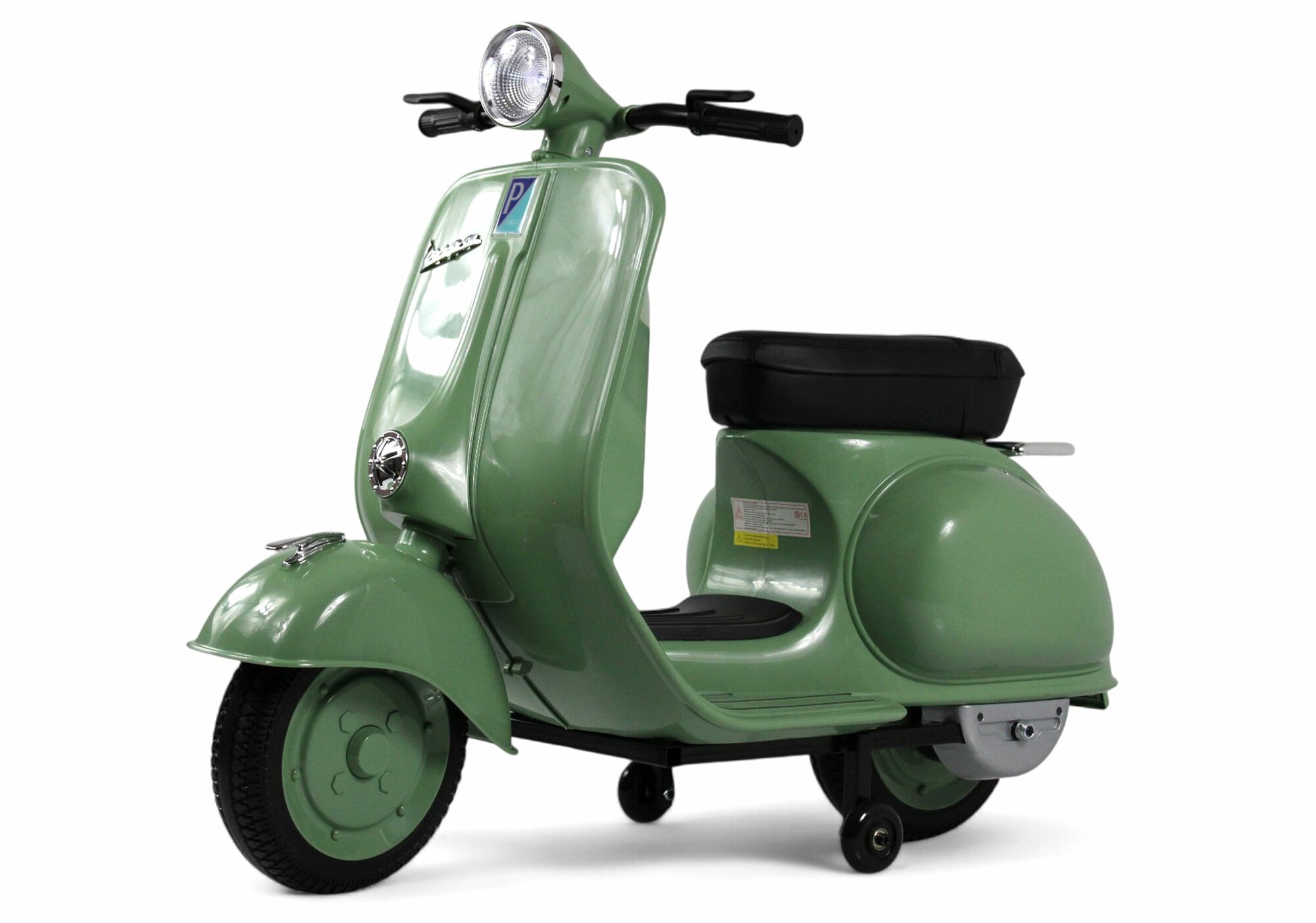 Rivertoys Детский электроскутер VESPA (M888MM) зеленый
