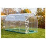 Воля Теплица арочная «Йота» 2х4.1м (поликарбонат "Дачный" 3,8мм в комплекте) с шагом дуг 0,67м - Изображение 1