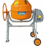 Бетоносмеситель QUATTRO ELEMENTI Gravity 180 (700 Вт, 180л, 27об/м, замес 90л, полиамидный венец), шт - Изображение 3