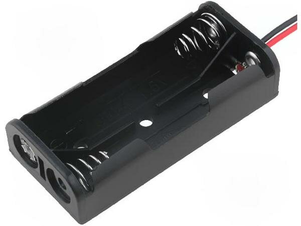 COMF BH-421A, Контейнер, Выводы: провода, Размер: AAA, R3, Кол-во бат: 2, 150мм, 1шт