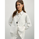 BAON Рубашка с коротким рукавом в полоску из хлопка Baon B6824005, размер: XXL, голубой - Изображение 8