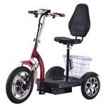Электроскутер WHITE SIBERIA TRIKE MINI 1500W - Красный - Изображение 1