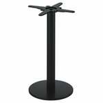 Стол Stone кофейный в гостиную прикроватный прозрачный красный круглый - Изображение 1