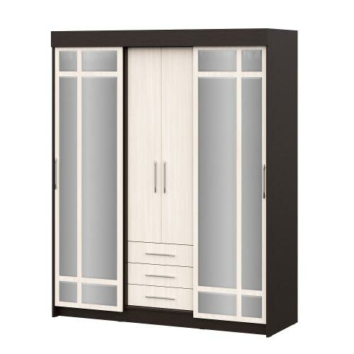 Интерьер-Центр Шкаф-купе Фортуна ясень анкор светлый/ясень анкор светлый