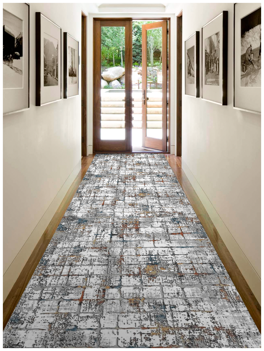 Ковровая дорожка на отрез. 100% PP BCF, с коротким ворсом.