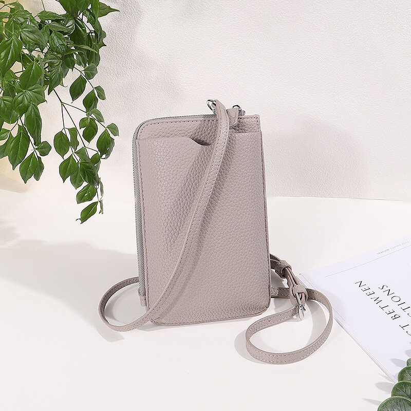 Сумка для телефона, в японском стиле, сетчатая, розовая