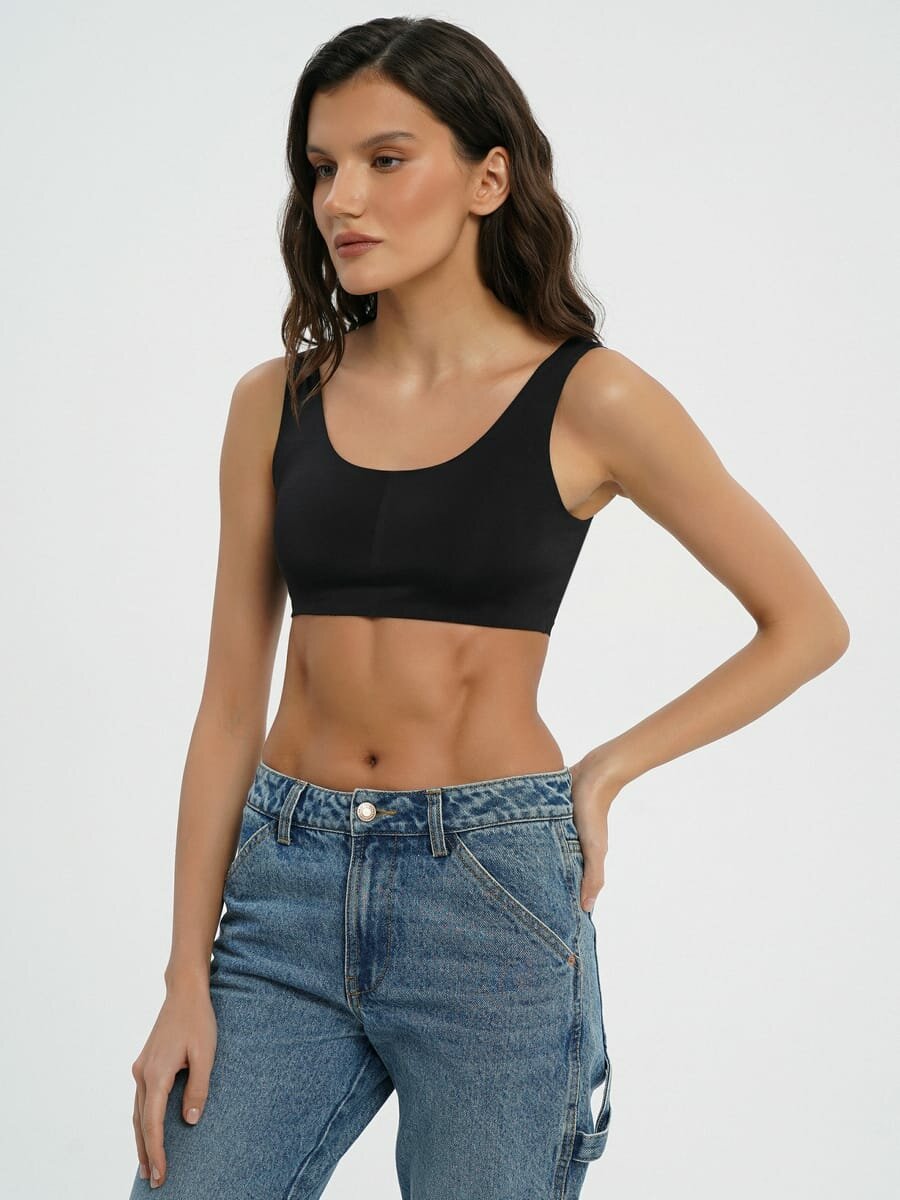 Бюстгальтер топ с чашками твое, арт. A8310, розовый, M