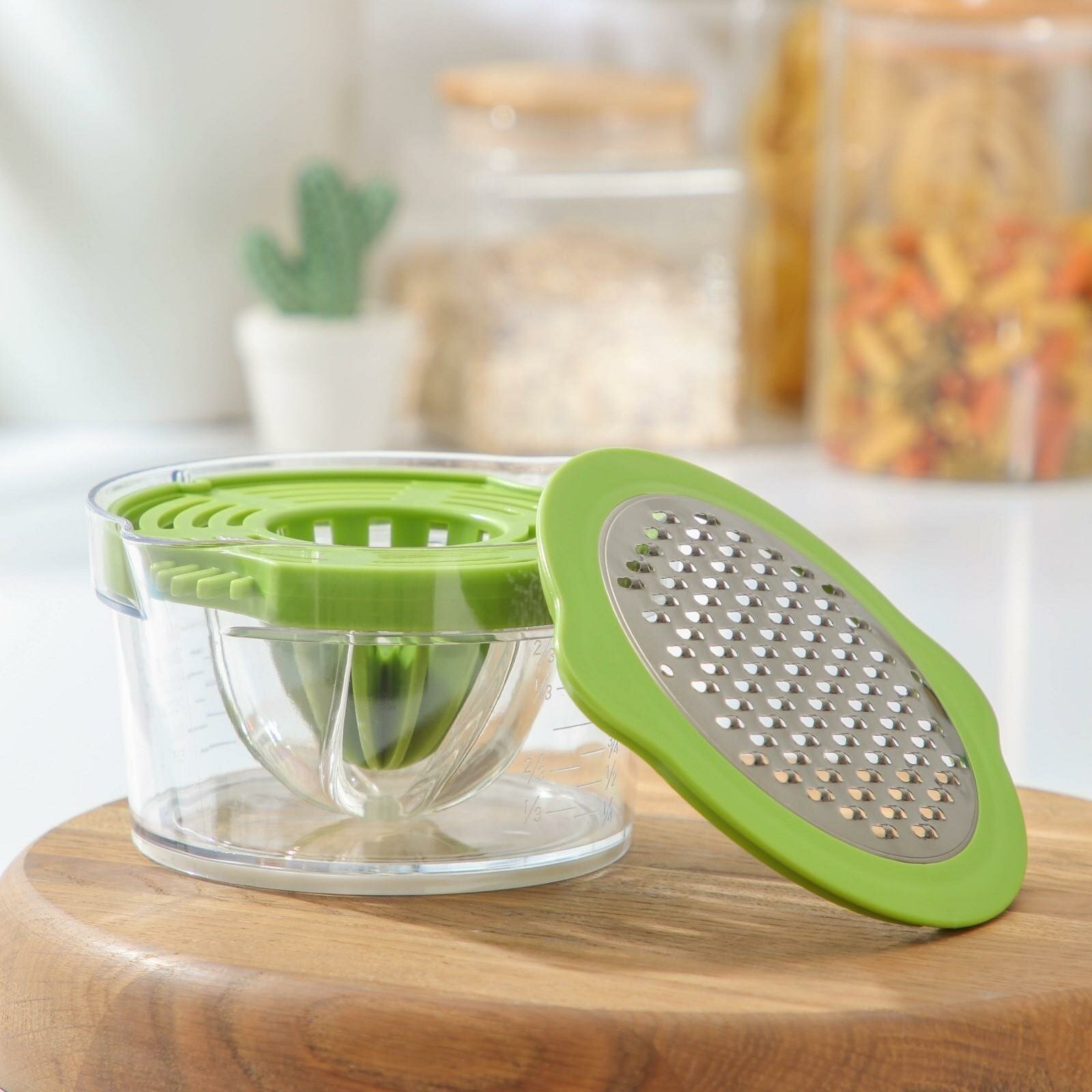 Denko Соковыжималка с контейнером и насадкой, цвет зелёный