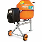 Бетоносмеситель QUATTRO ELEMENTI Gravity 180 (700 Вт, 180л, 27об/м, замес 90л, полиамидный венец), шт - Изображение 2