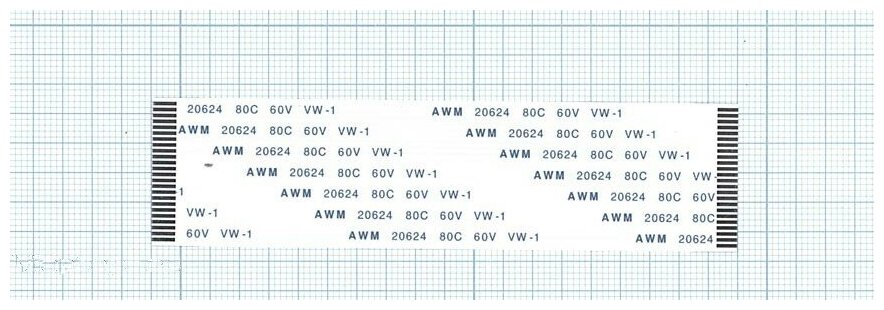 Шлейф универсальный 24pin, шаг 1мм, длина 10см