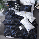 Комплект Постельного белья Семейное Бархатный сатин - Белый / Семейное / простыня 220-240 / пододеяльник 150x220-2шт. / 4 Наволочки 50x70-2, 70x70-2 - Изображение 6