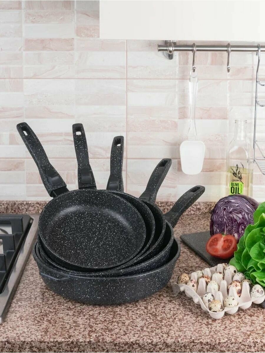 Набор сковородок с антипригарным покрытием