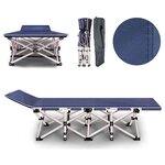 Кресло карповое складное усиленное с подлокотниками COOLWALK в чехле 56х60х93 Dark blue - Изображение 1