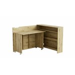 Стол письменный Интерьер-Центр Айден дуб атланта / орех 120х55х77 см - Изображение 3