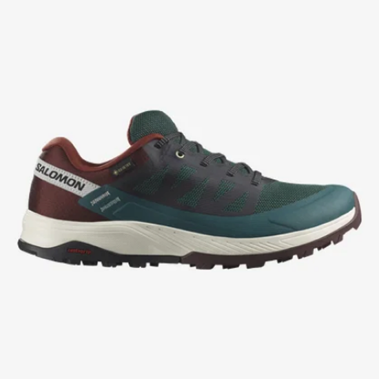 Кроссовки Salomon L47142100 SHOES OUTRISE GTX Ponder/Bchoco/Vanila мужские, цвет мультиколор. размер US 9,5