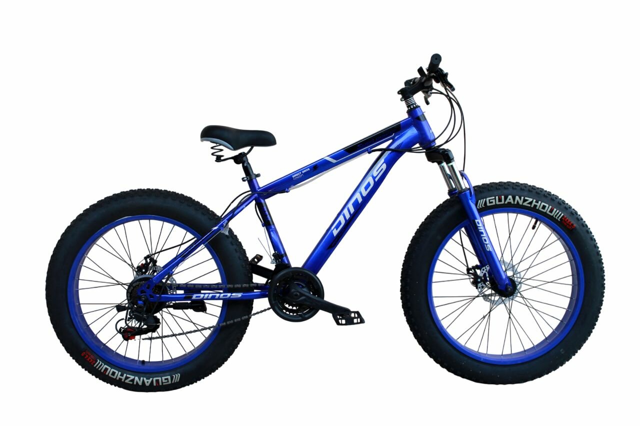 Велосипед - фэтбайк DINOS 24" синий