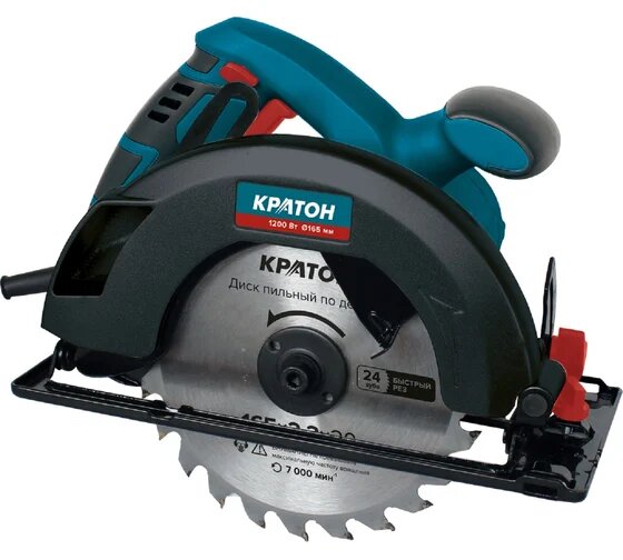 Пила циркулярная кратон CS-1200/165