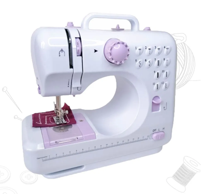 Швейная машинка Household Sewing Machine (YASM-505A) White-Pink EU Plug