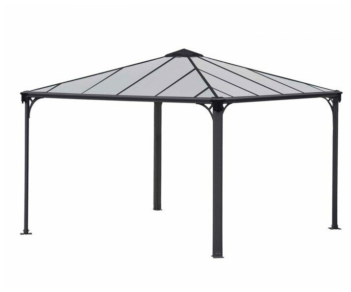Открытая беседка Palram GAZEBO PALERMO 3600 серый (арт.702780)