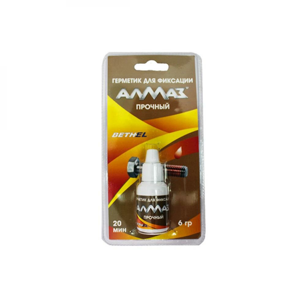 Фиксатор резьбы герметик Прочный Алмаз (блистер 6 г)