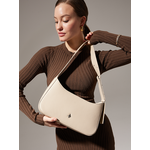 Сумка женская сэтчел AFINA 726 из натуральной кожи цвета тауп - Изображение 2