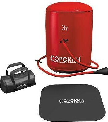 Домкрат надувной сорокин 3.692-1 (3 т - 50/640 мм) с шипами