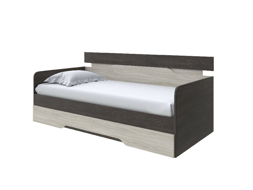 Без бренда Кровать-Софа Milton (ЛДСП Дуб Кантербери/Ясень Шимо Светлый) 90x190