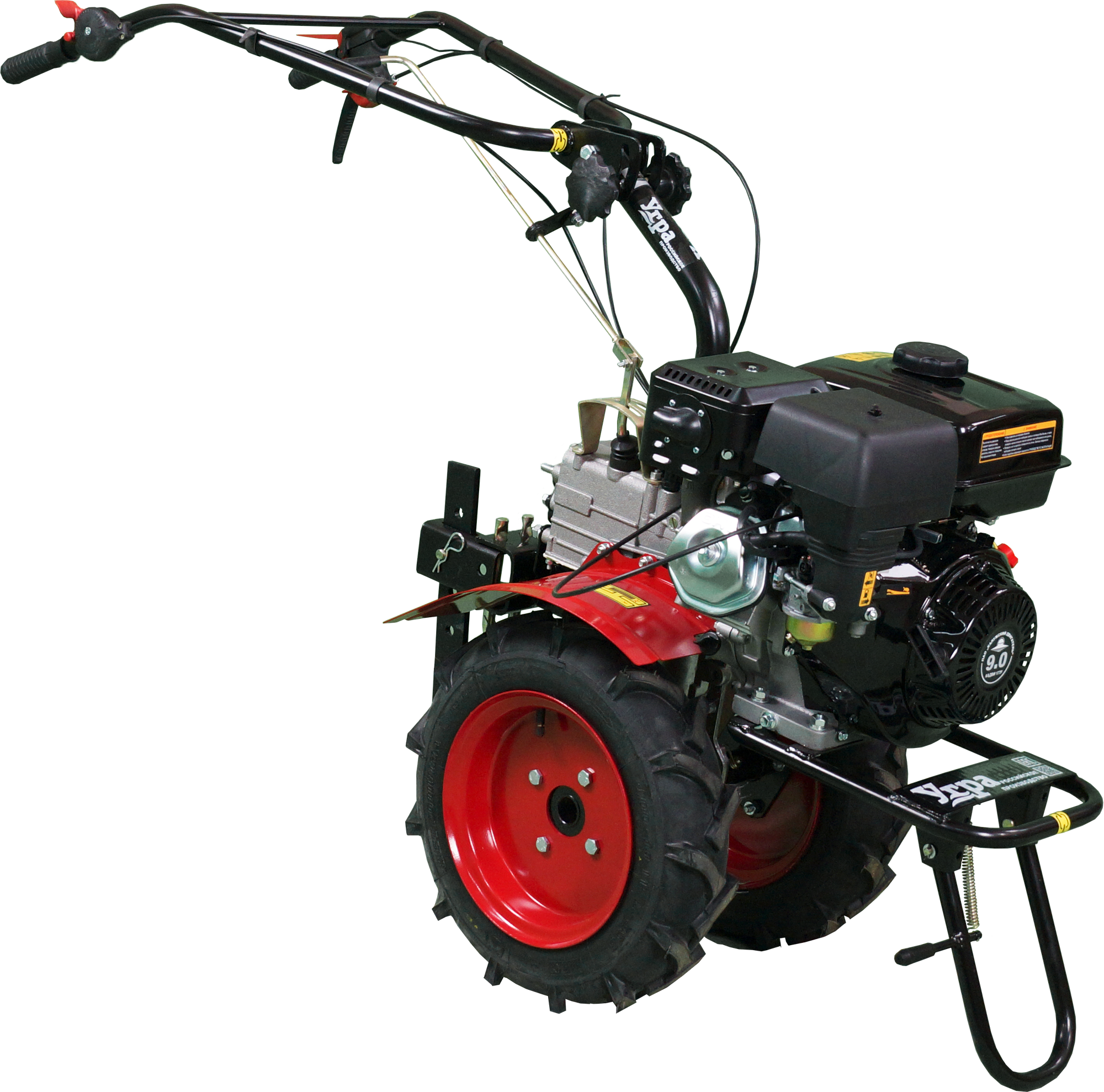 Мотоблок Угра НМБ-1Н10А (на колесах 19*7-8), кадви 177F, 9 л. с