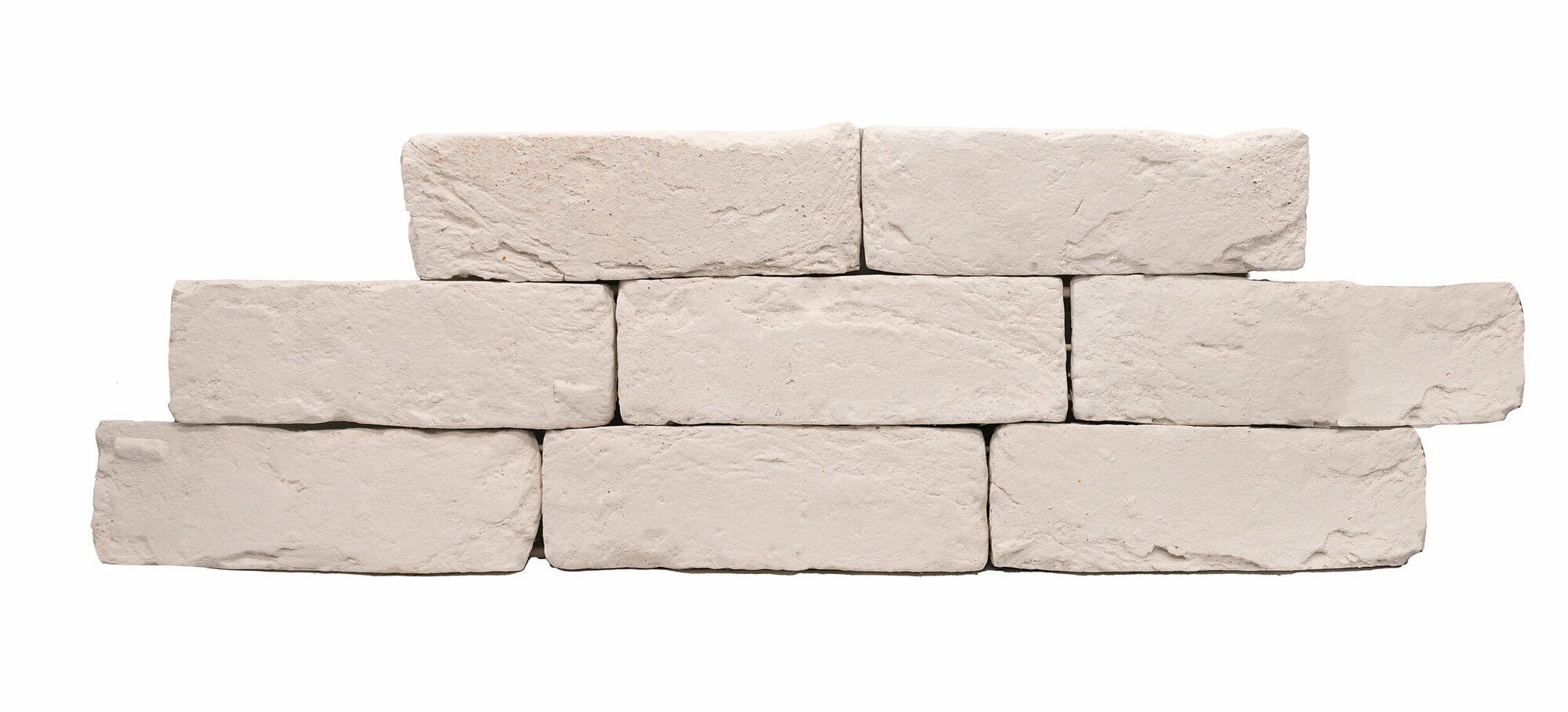 Декоративный камень White Hills Вельс Брик белый А390-00, гипс, в упак 0,75 м2