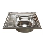 Кухонная мойка Practik PR-M-425-003 (без сифона), светло-серый - Изображение 6