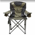 Кресло карповое складное усиленное с подлокотниками COOLWALK в чехле 56х60х93 Dark blue - Изображение 2