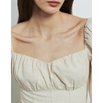 BAON Рубашка с коротким рукавом в полоску из хлопка Baon B6824005, размер: XXL, голубой - Изображение 6