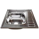 Кухонная мойка Practik PR-M-425-003 (без сифона), светло-серый - Изображение 2