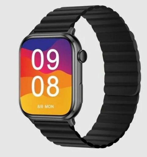 Умные часы IMILAB Smart Watch W02, два ремешка, черные