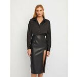 BAON Рубашка с коротким рукавом в полоску из хлопка Baon B6824005, размер: XXL, голубой - Изображение 4