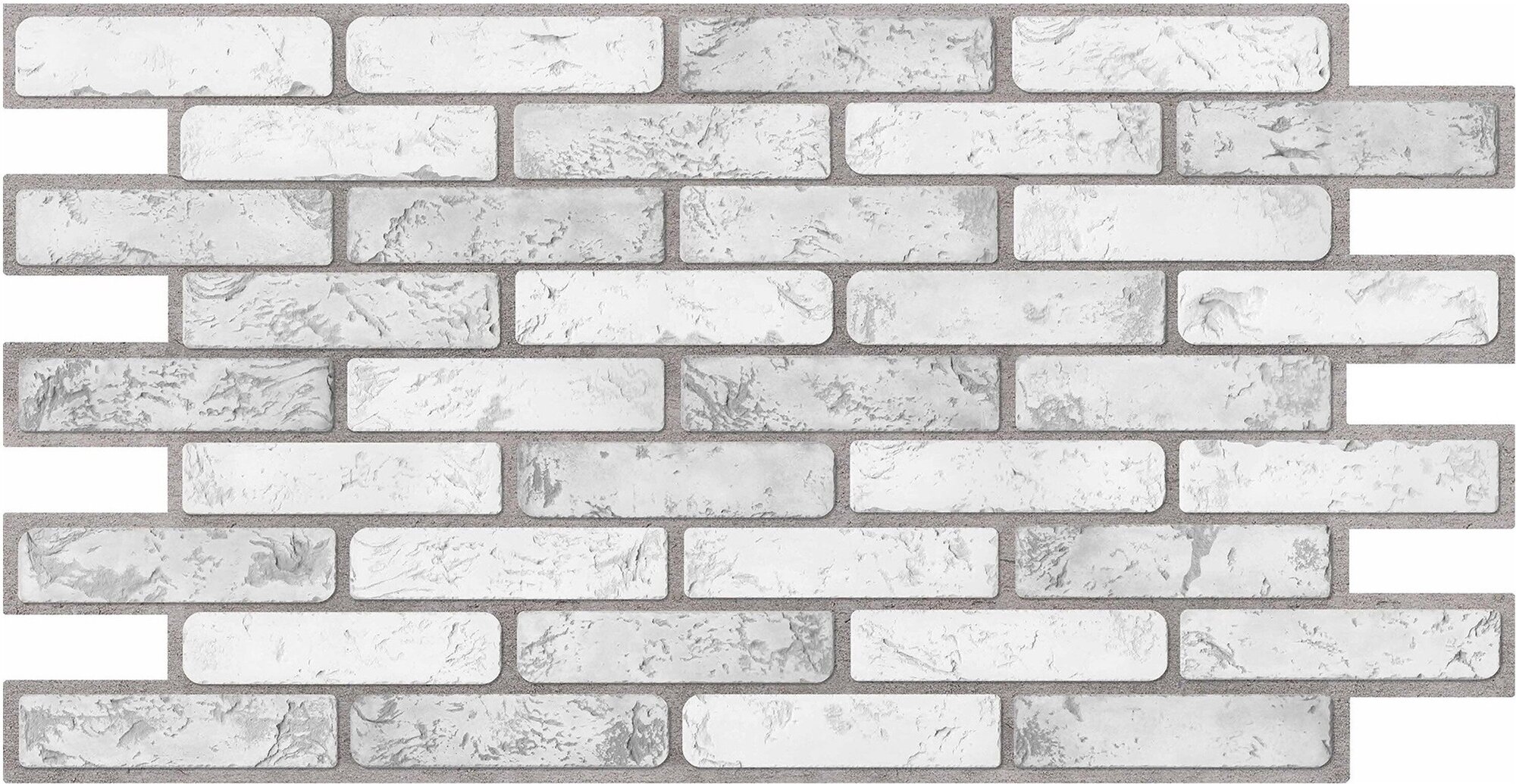 GRACE Панель ПВХ листовая Кирпич светлый 498х971х3 мм